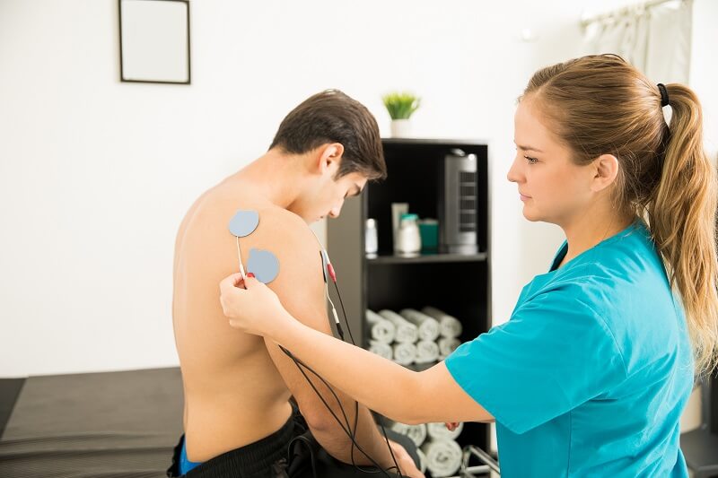 What are the main working types of low-frequency therapeutic devices?
