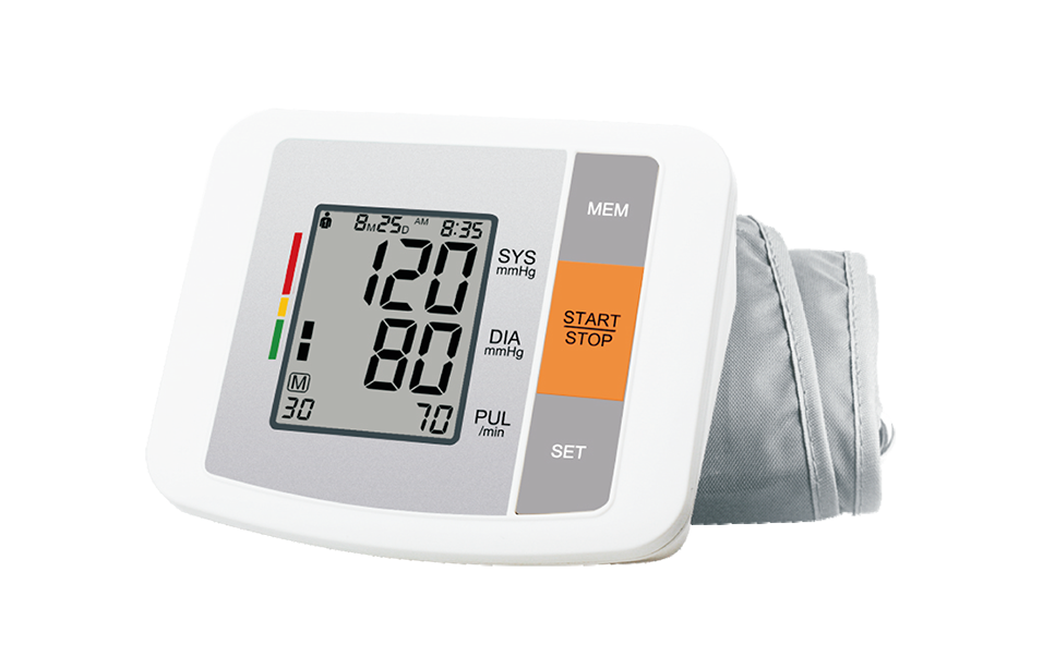 Automatic arm test electronic sphygmomanometer (English version