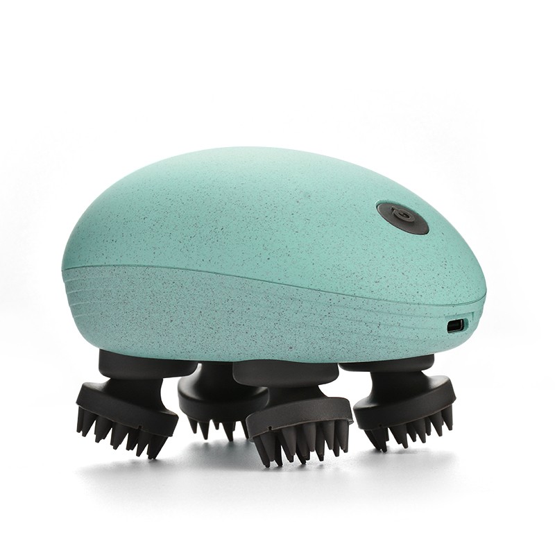 Handheld portable wireless smart electric head scalp massager