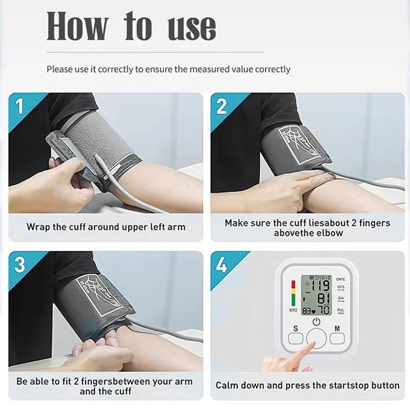 Smart Large Cuff BP Digital Sphygmomanometer Blood Pressure Monitor (3).jpg